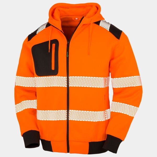 Result Recycled Safety Zip Hoodie Thumbnail
