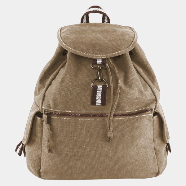 Quadra Vintage Canvas Backpack Thumbnail
