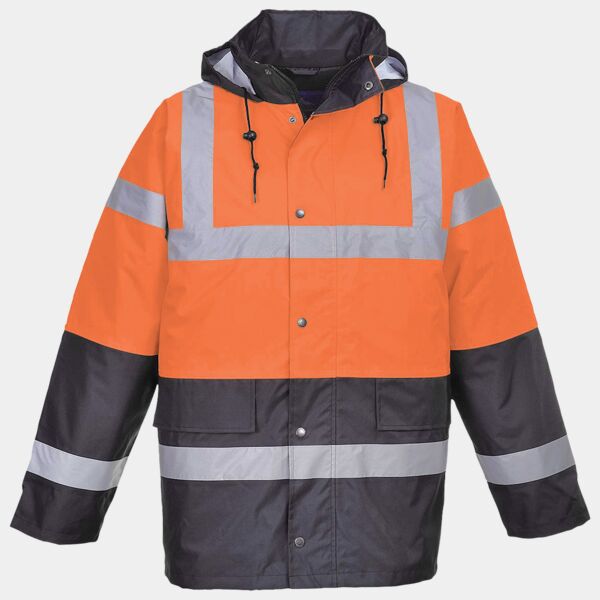 Portwest Hi-Vis Contrast Traffic Jacket Thumbnail