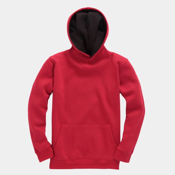 Premium kids contrast hoodie Thumbnail