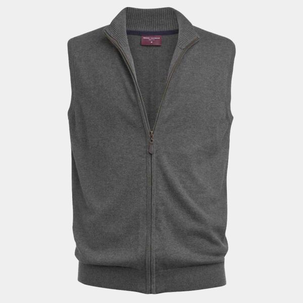 Brook Taverner Lincoln Knitted Zip Gilet Thumbnail