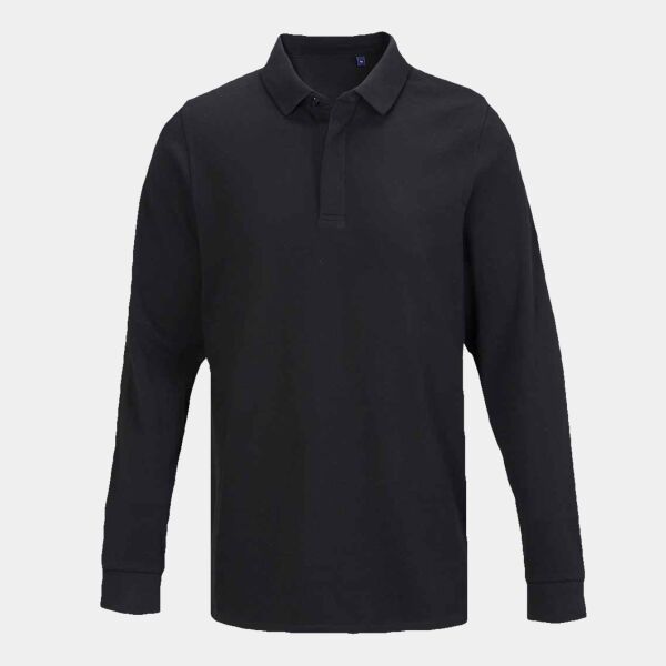NEOBLU Owen Long Sleeve Piqué Polo Shirt Thumbnail