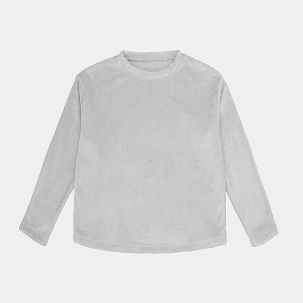 Brand Lab Ladies Plush Fleece Crew Neck Sweatshirt Thumbnail