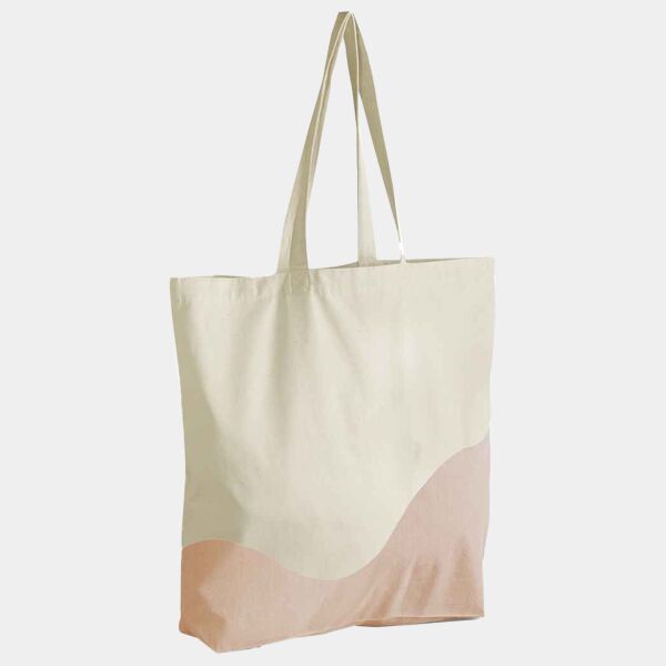 Westford Mill Organic Cotton Wave Print Maxi Tote Bag Thumbnail