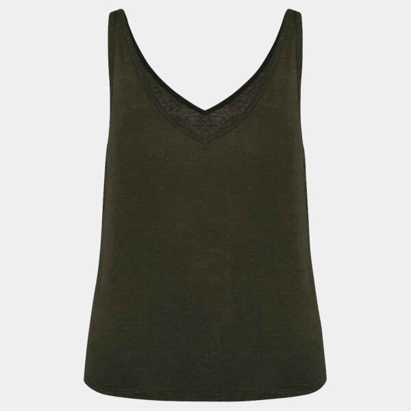 Spasso Ladies Linen Tank Top Thumbnail