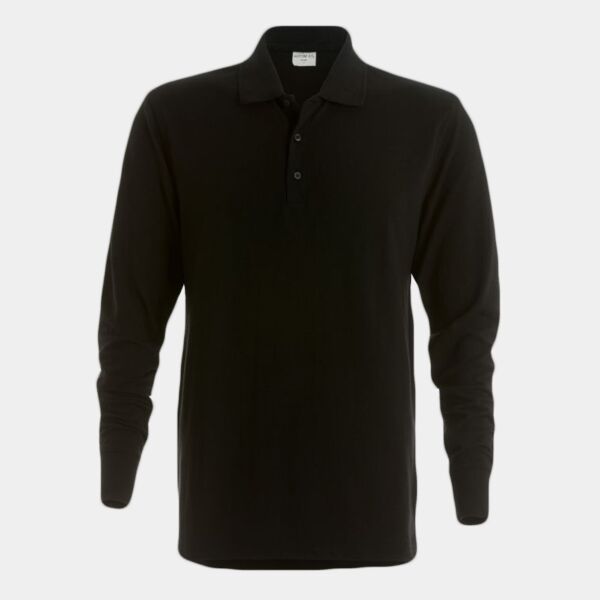 Kustom Kit Long Sleeve Poly/Cotton Piqué Polo Shirt Thumbnail