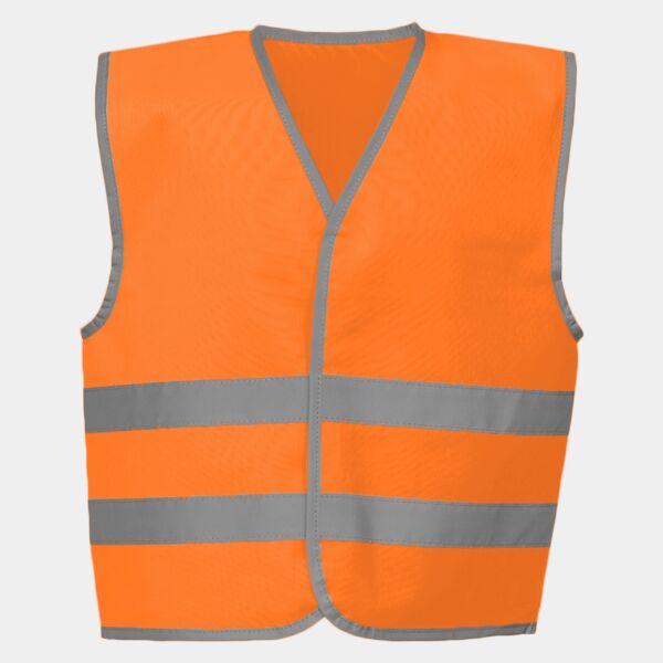 Yoko Kids Hi-Vis Two Band Waistcoat Thumbnail
