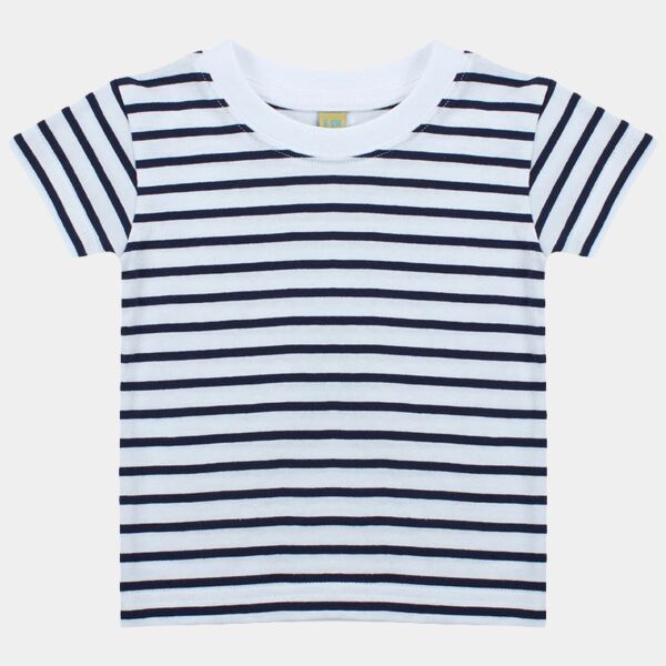 Larkwood Baby/Toddler Striped Crew Neck T-Shirt Thumbnail