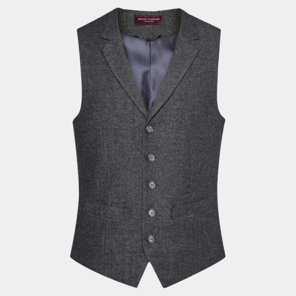 Brook Taverner Memphis Tweed Waistcoat Thumbnail